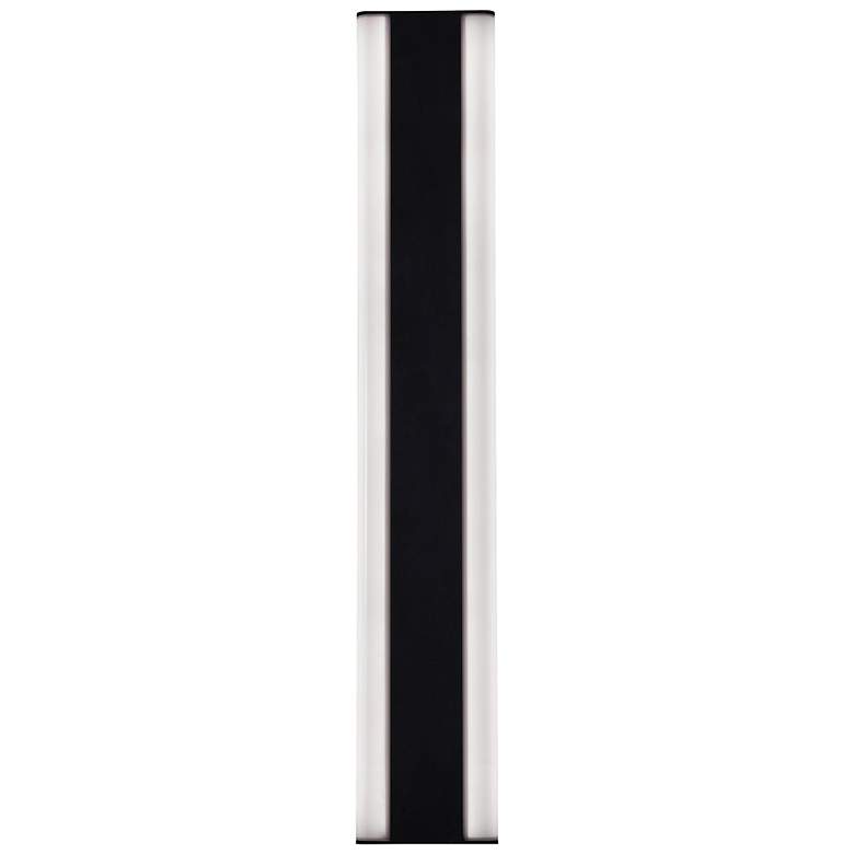 Image 2 Rhea 36" High Powder-Coated Black LED Outdoor Wall Light more views