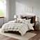 INK + IVY Rhea Ivory and Charcoal 3-Piece Comforter Set
