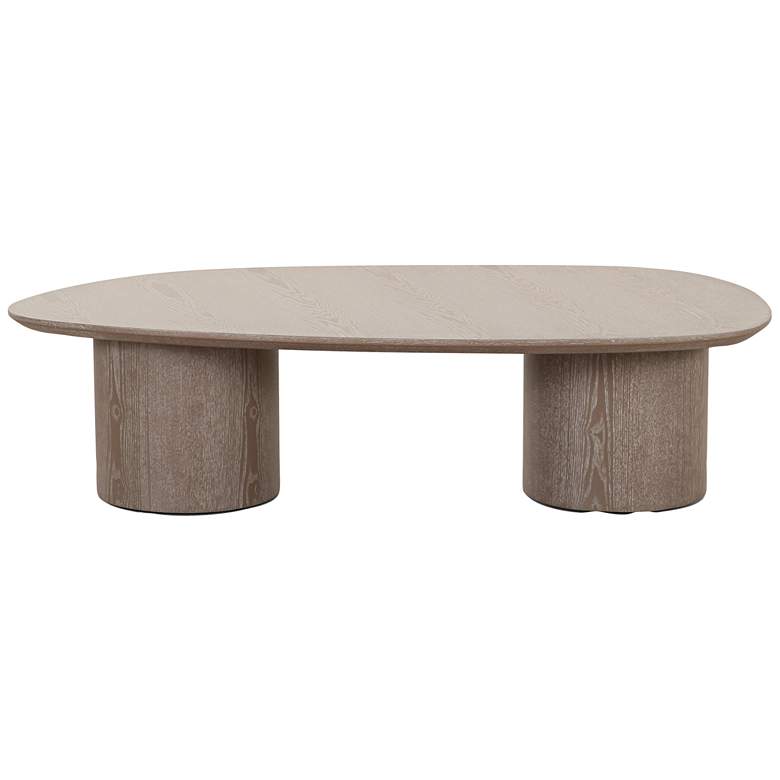 Image 1 Rhema 47 3/4" Wide Washed Ash Oblong Coffee Table