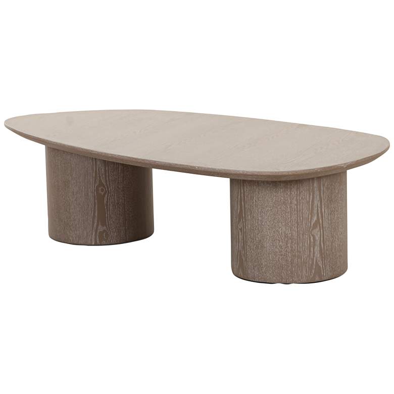 Image 5 Rhema 47 3/4" Wide Washed Ash Oblong Coffee Table more views