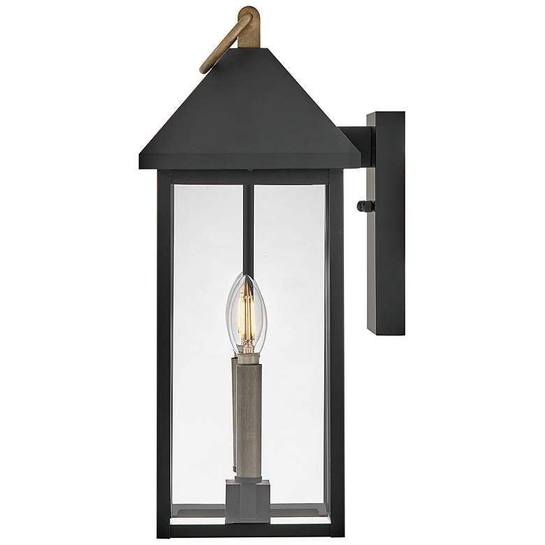 Image 5 Rhett 17 3/4"H Black with Bronze 2-Light Outdoor Wall Light more views