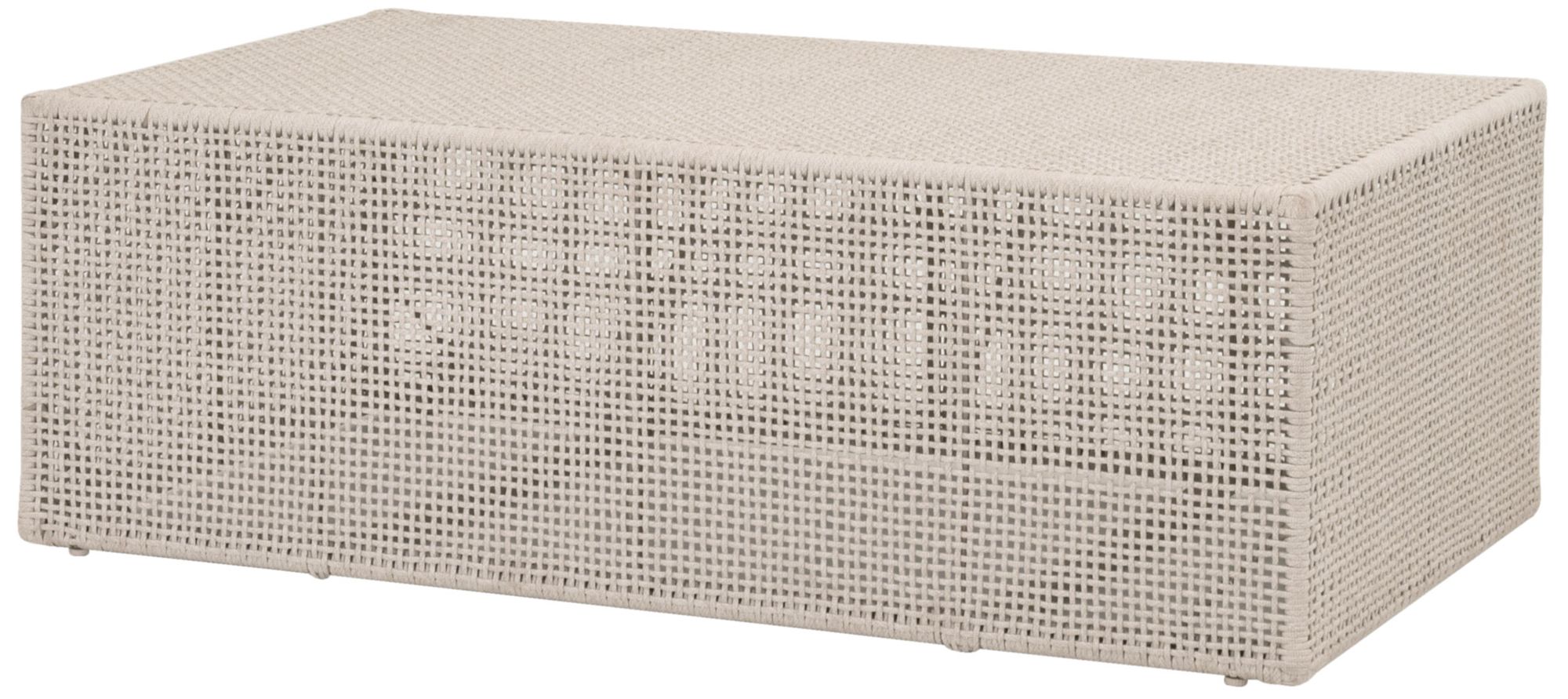 Image 4 Rhode Outdoor Coffee Table, Oat Flat Rope, Washed Ever Teak more views