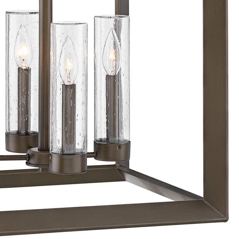 Image 3 Rhodes 18 1/4" Wide Warm Bronze 4-Light Outdoor Pendant more views