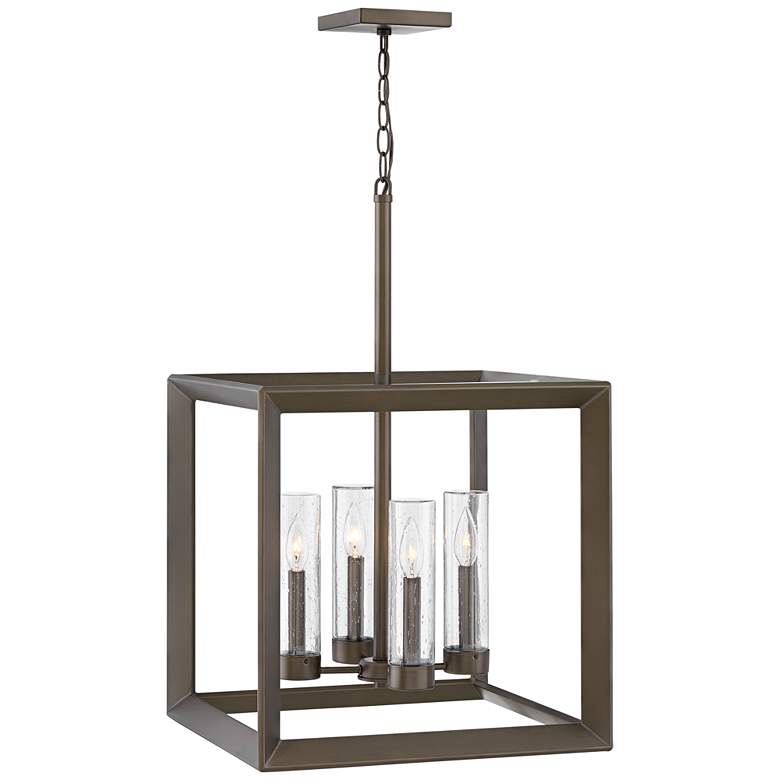 Image 4 Rhodes 18 1/4" Wide Warm Bronze 4-Light Outdoor Pendant more views