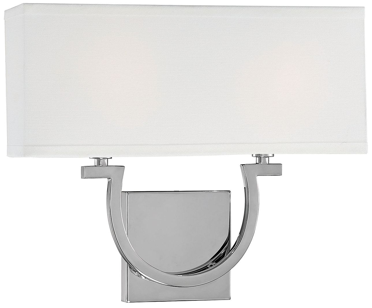 Image 3 Rhodes 2-Light Wall Sconce in Polished Nickel more views