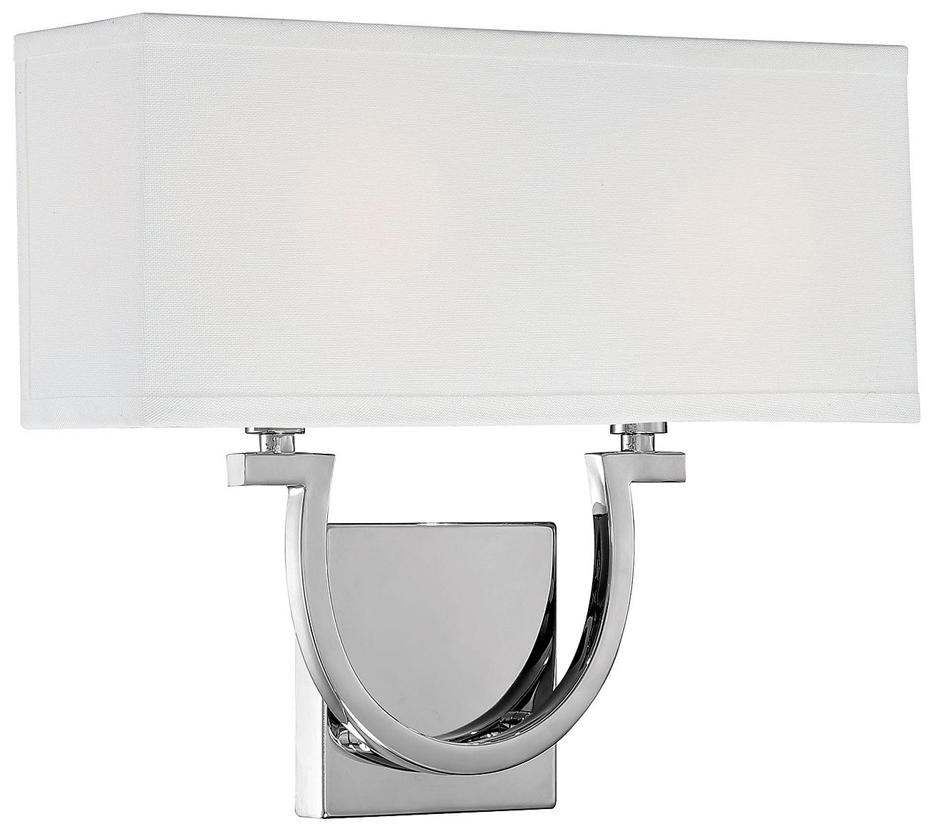 Image 4 Rhodes 2-Light Wall Sconce in Polished Nickel more views