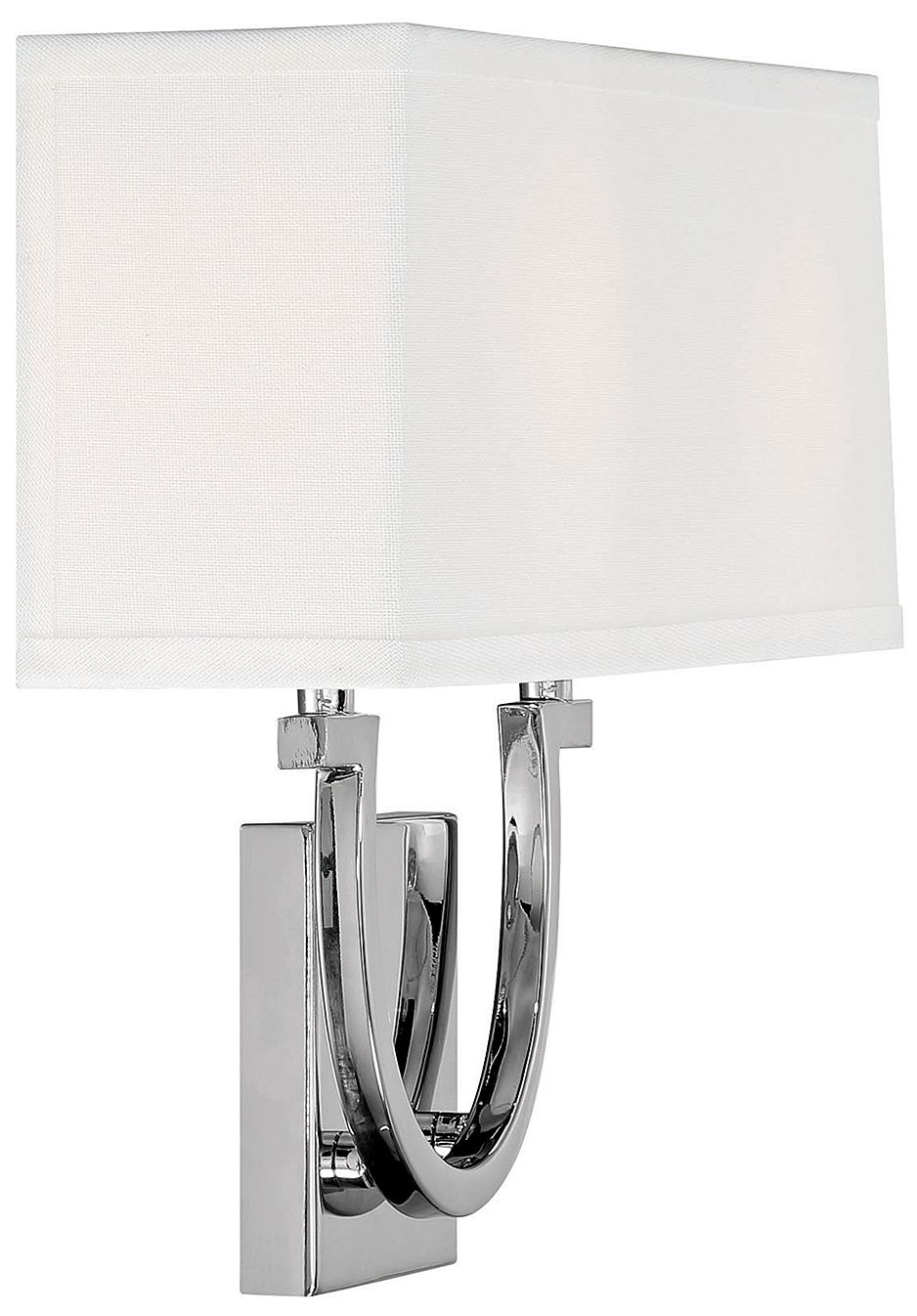 Image 5 Rhodes 2-Light Wall Sconce in Polished Nickel more views