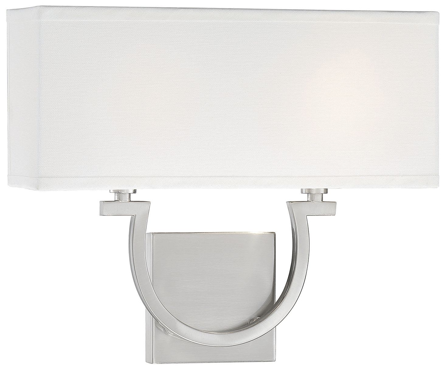 Image 3 Rhodes 2-Light Wall Sconce in Satin Nickel more views