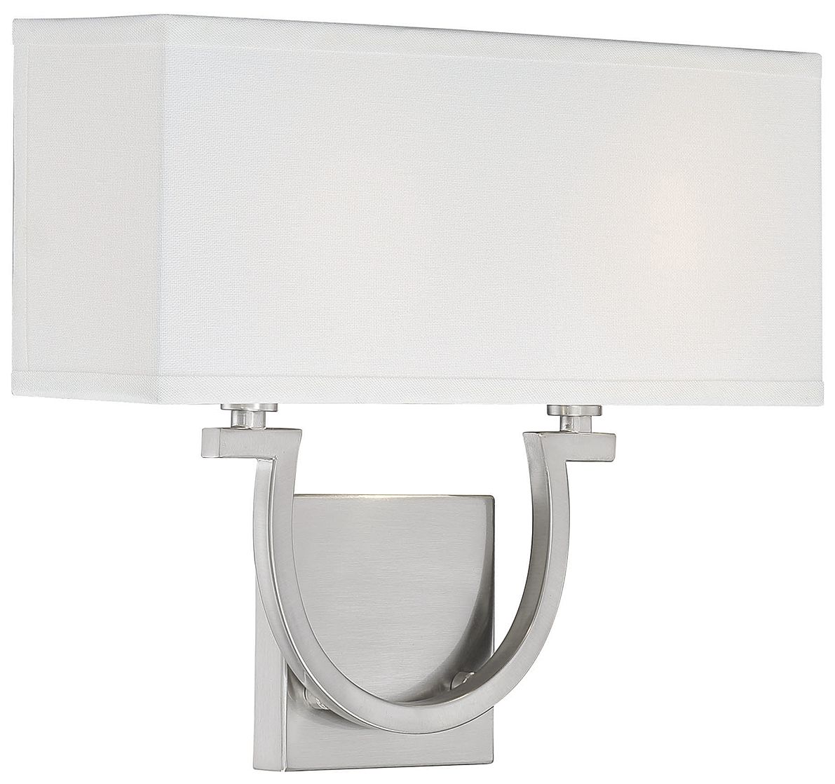 Image 4 Rhodes 2-Light Wall Sconce in Satin Nickel more views