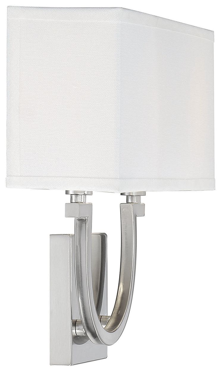 Image 5 Rhodes 2-Light Wall Sconce in Satin Nickel more views