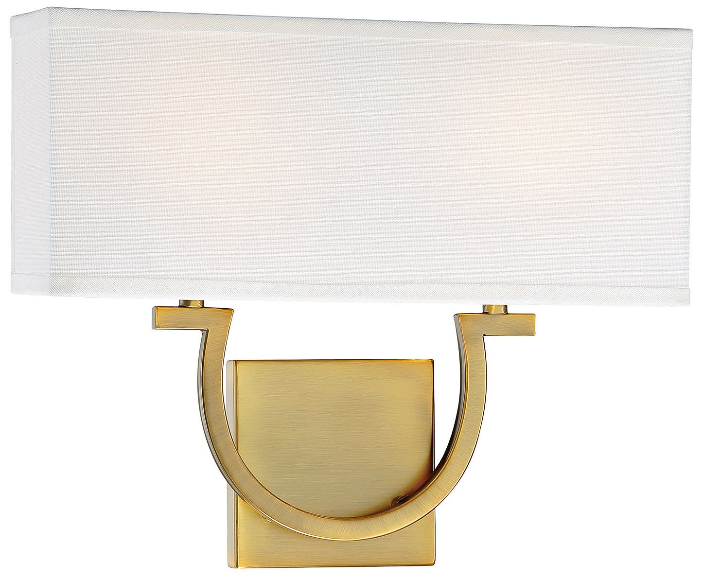 Image 4 Rhodes 2-Light Wall Sconce in Warm Brass more views