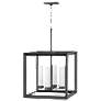 Rhodes 28 1/4" High Brushed Graphite Outdoor Hanging Light