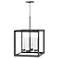 Rhodes 28 1/4" High Brushed Graphite Outdoor Hanging Light