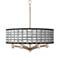 Rhombi Ava 6-Light Nickel Pendant Chandelier