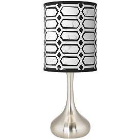 Image1 of Rhombi Giclee Droplet Table Lamp