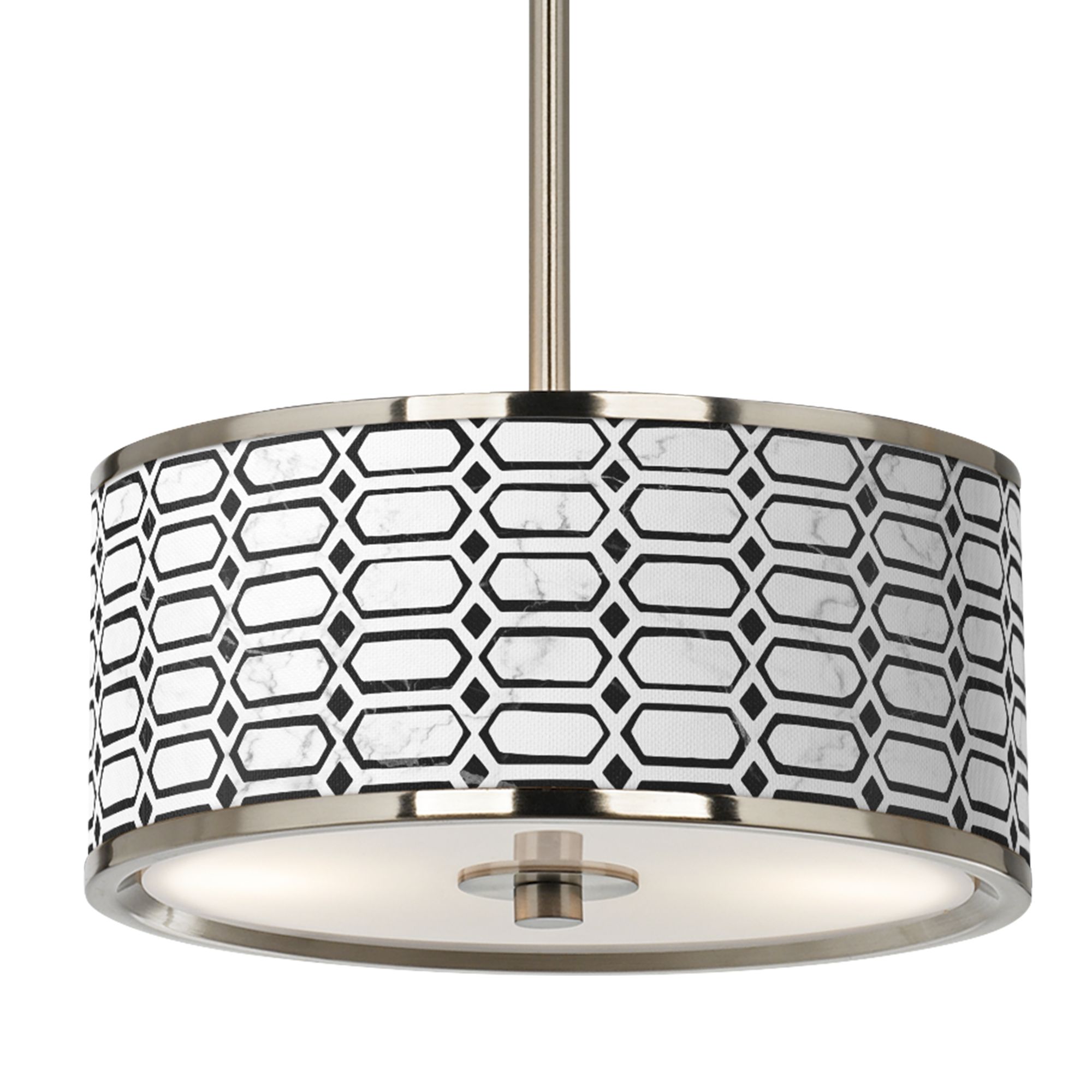 Image 3 Rhombi Giclee Glow 10 1/4" Wide Pendant Light more views