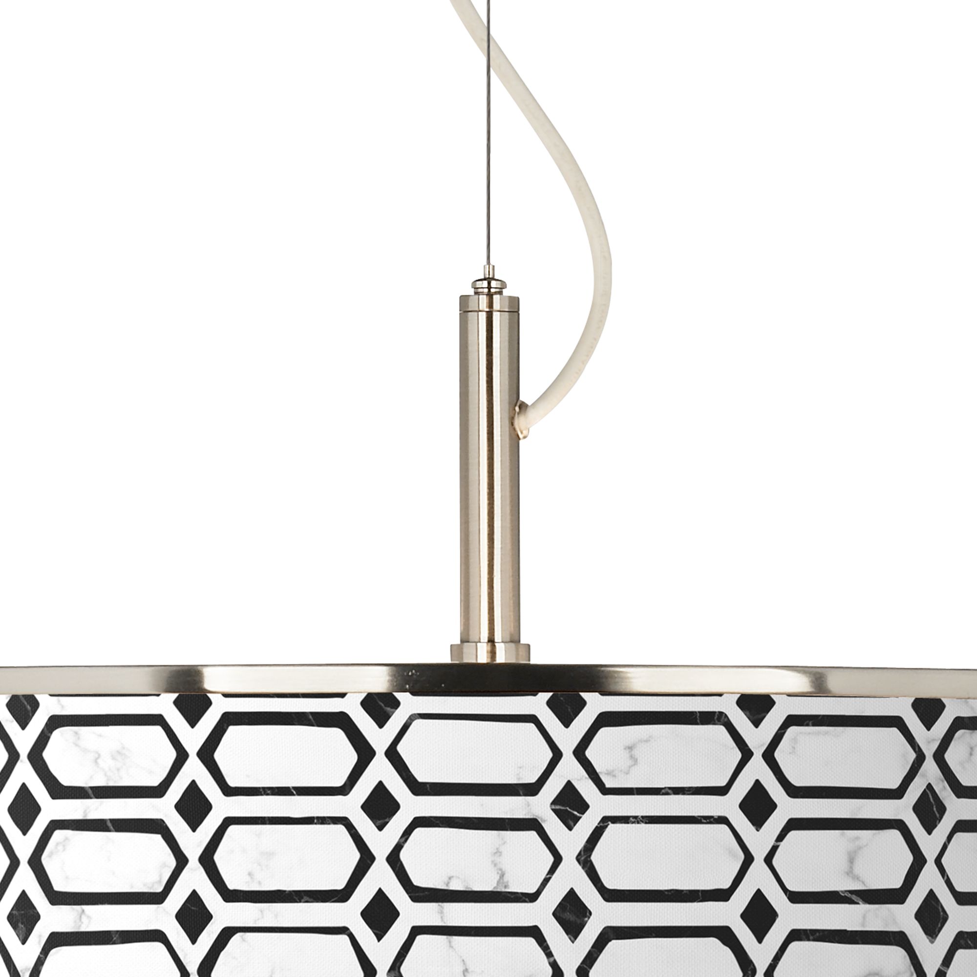 Image 2 Rhombi Giclee Glow 20" Wide Pendant Light more views