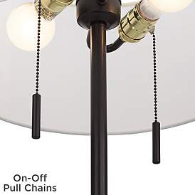 Image2 of Rhombi Robbie Bronze USB Table Lamps Set of 2 more views