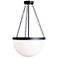 Rhonda 15 1/2" Wide Matte Black Pendant Light
