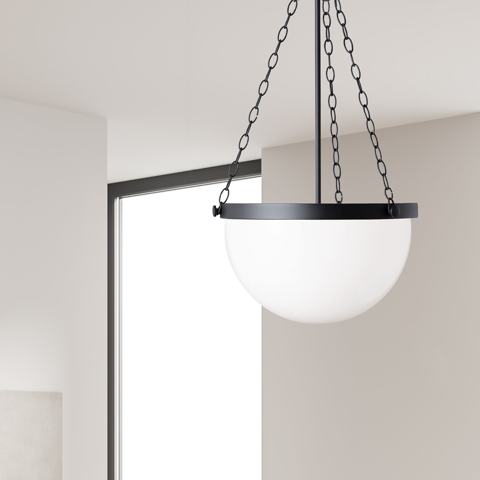 Image 4 Rhonda 15 1/2" Wide Matte Black Pendant Light more views