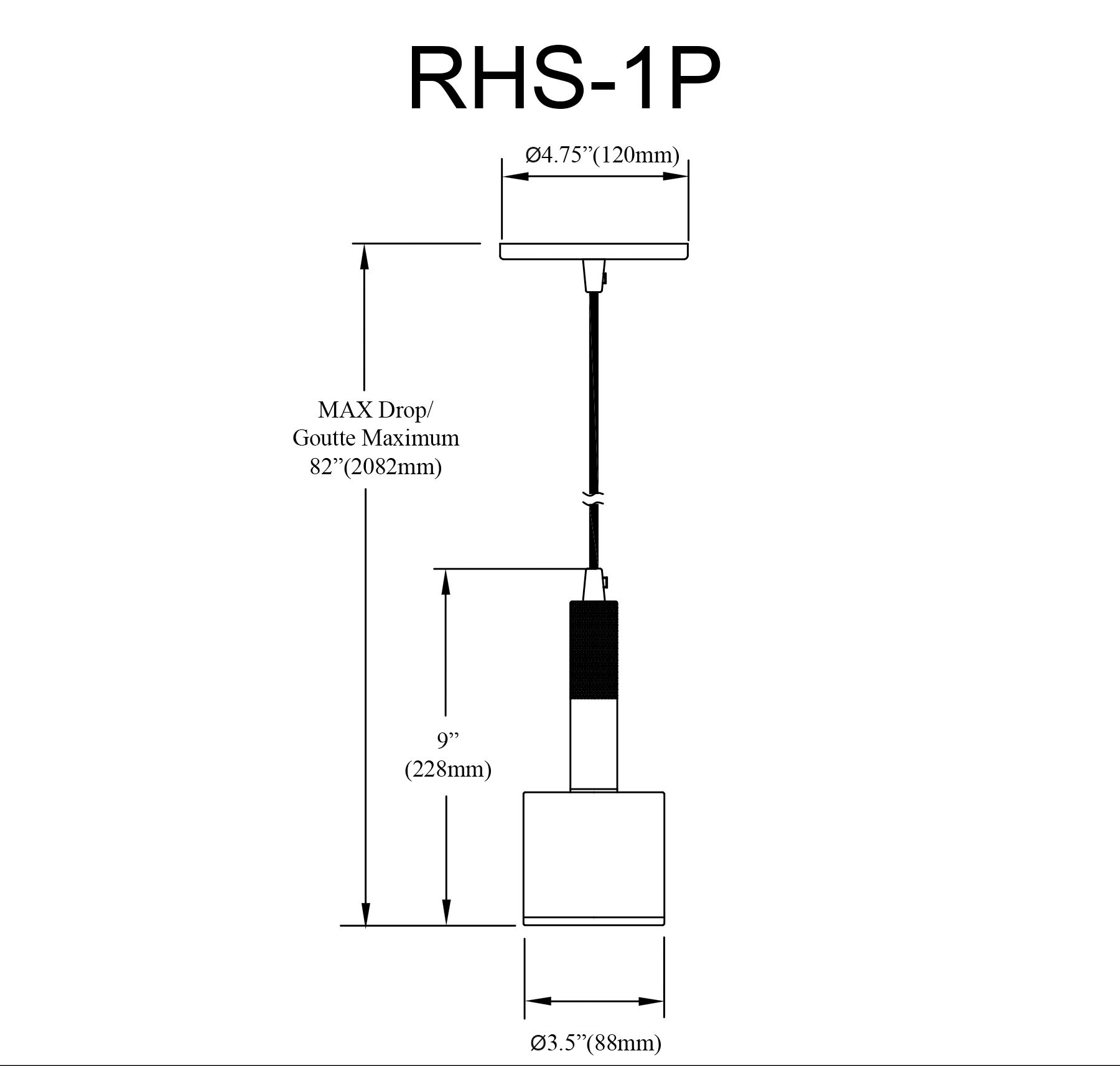 Image 3 Rhoswen 3.5" Wide Matte Black Pendant With Frosted Diffuser more views