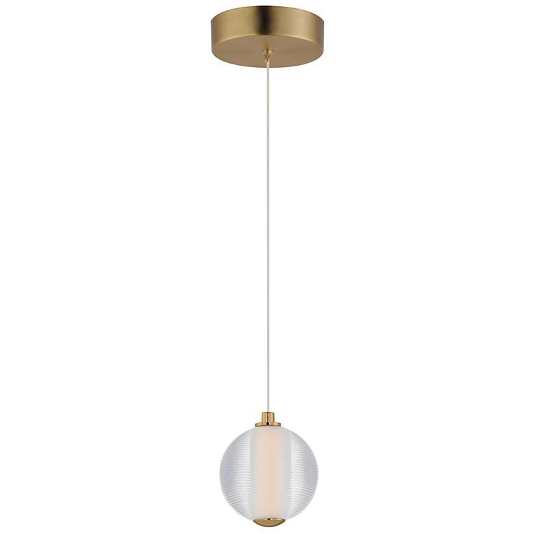 Image 2 Rhythm 1-Light LED Pendant Gold