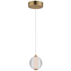 Rhythm 1-Light LED Pendant Gold