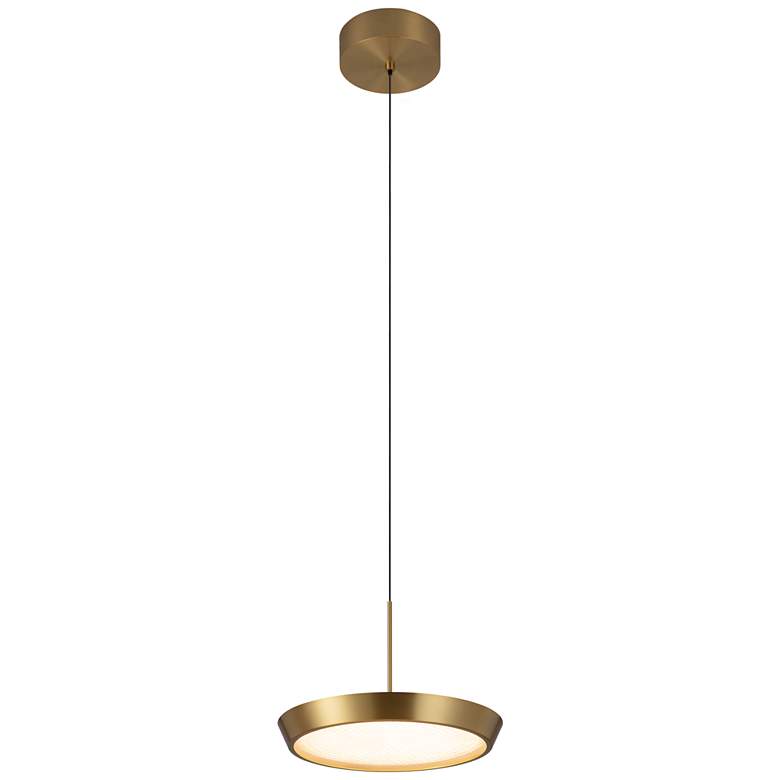 Image 1 Rhythm 11.8" Antique Brass Pendant