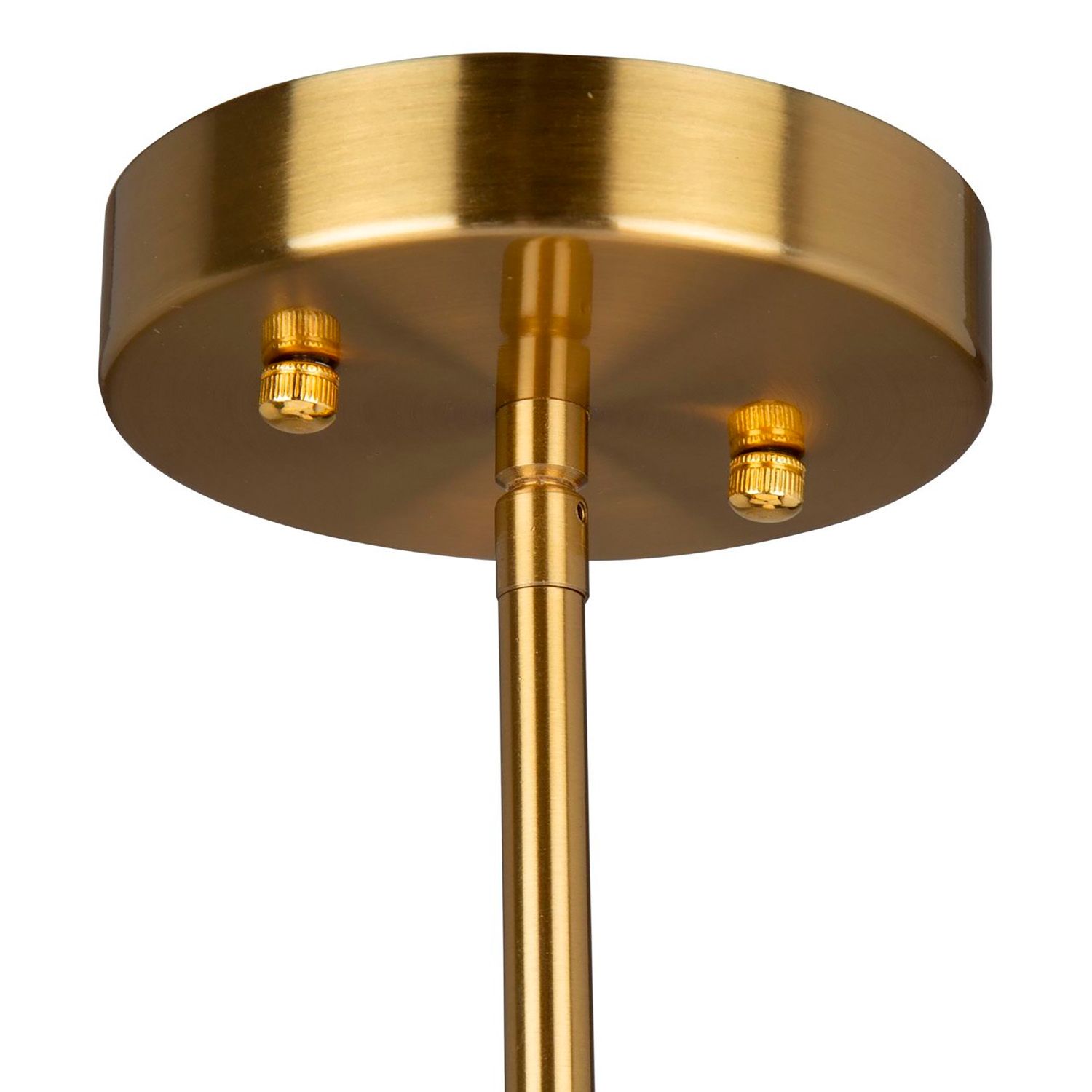 Image 4 Rhythm 23.6" Wide 3-Light Brushed Gold Chandelier With White Linen Sha more views