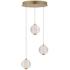 Rhythm 3-Light LED Pendant Gold