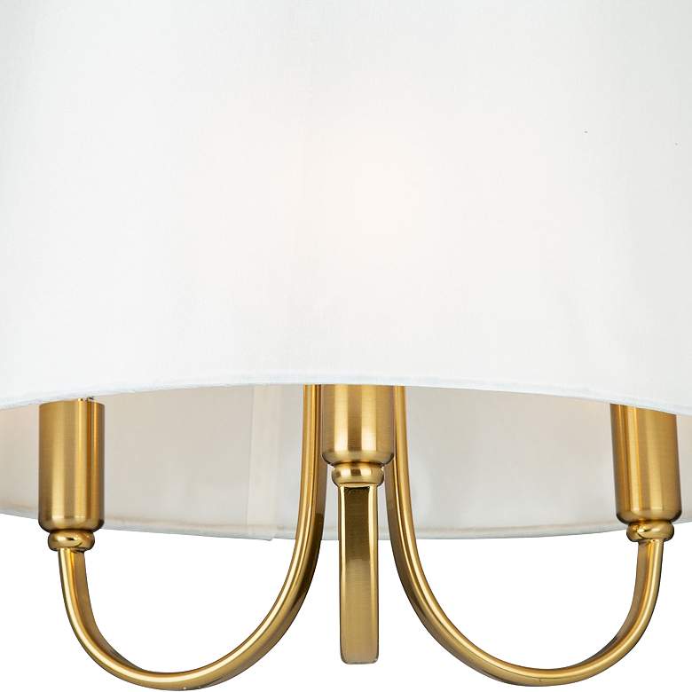 Image 2 Rhythm 3 Light Semi-Flush Mount Brushed Gold more views