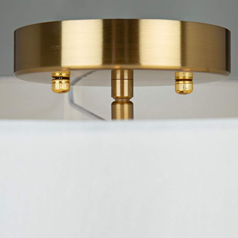 Image 6 Rhythm 3 Light Semi-Flush Mount Brushed Gold more views