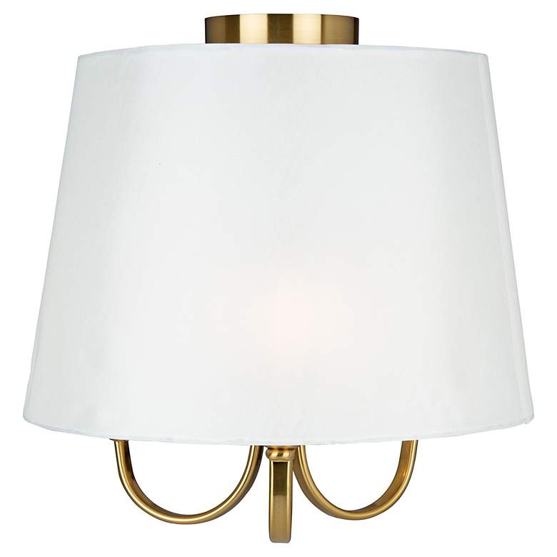 Image 7 Rhythm 3 Light Semi-Flush Mount Brushed Gold more views