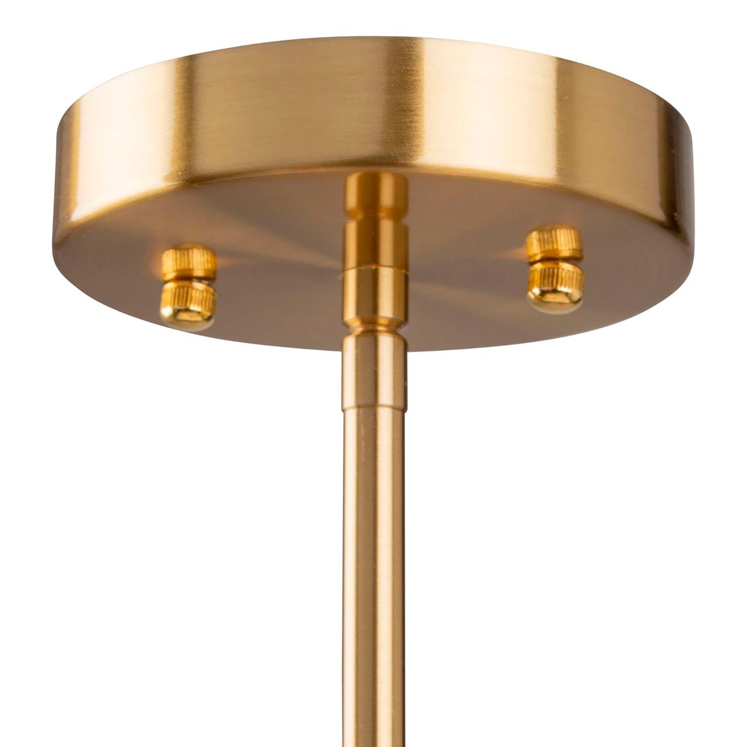 Image 6 Rhythm 40.2" Wide 5-Light Brushed Gold Island Light With White Linen S more views