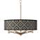 Rhythm Ava 6-Light Nickel Pendant Chandelier