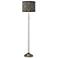 Rhythm Brushed Nickel Pull Chain Floor Lamp