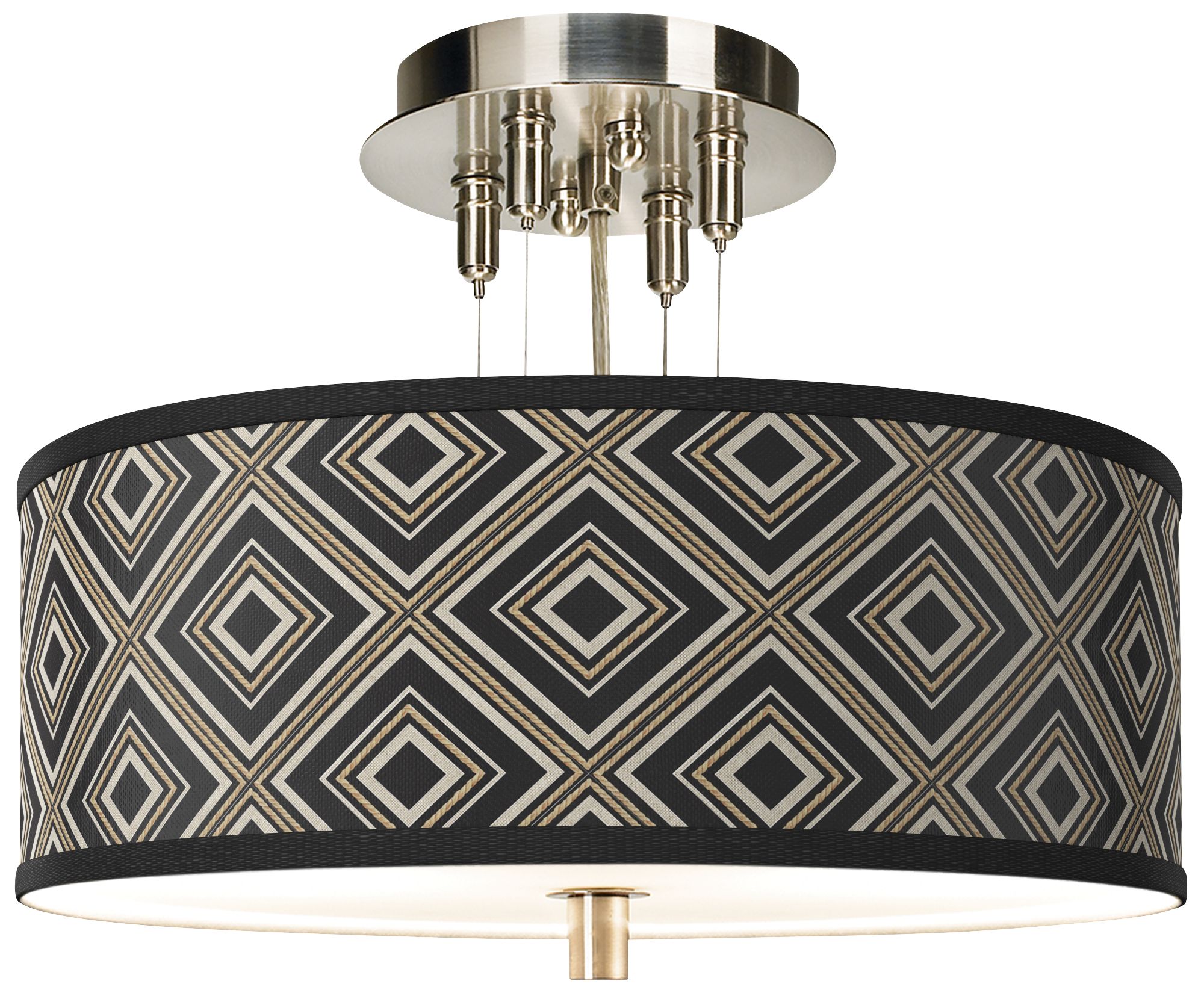Image Rhythm Giclee 14" Wide Ceiling Light