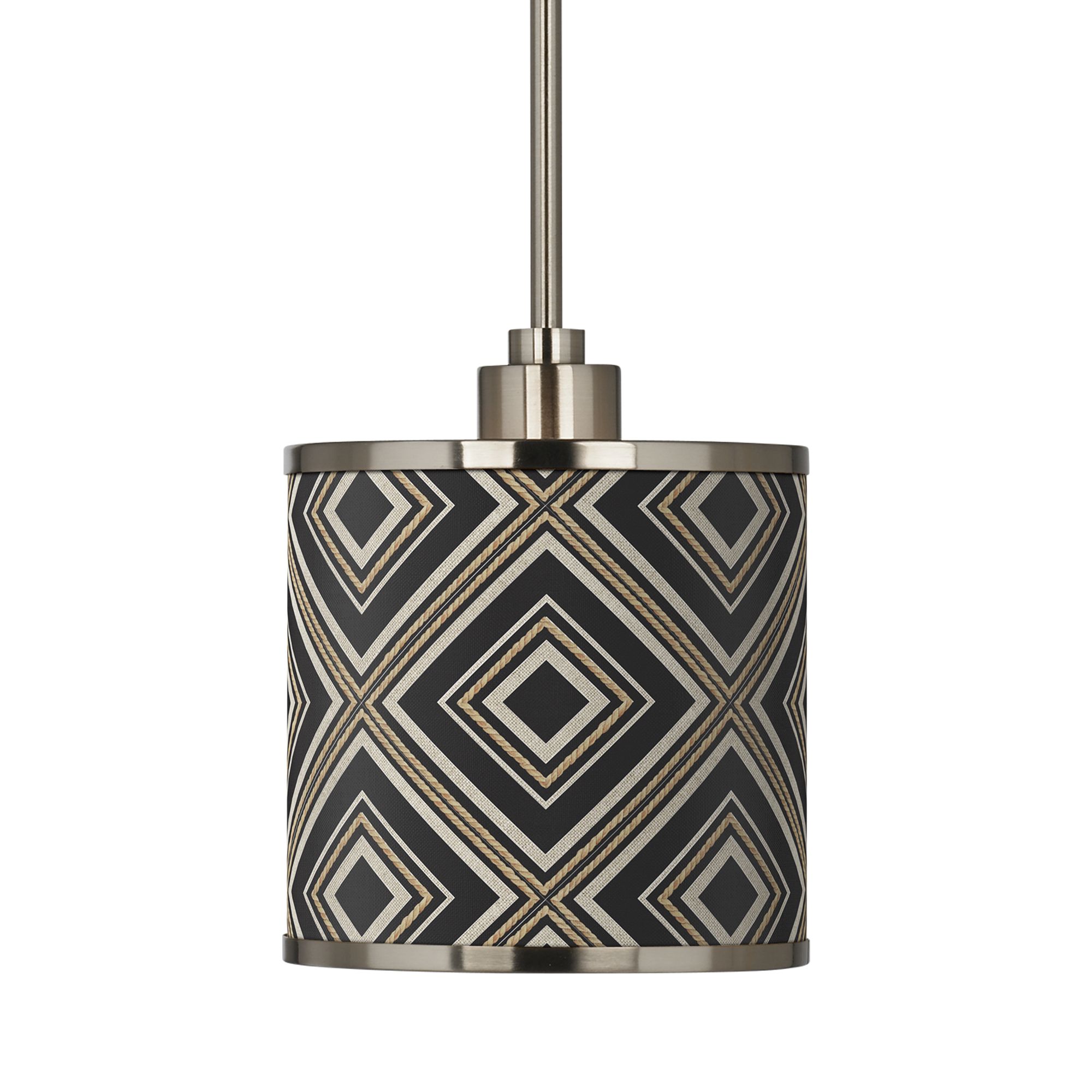 Image 3 Rhythm Giclee Brushed Nickel Mini Pendant Light more views