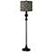 Rhythm Giclee Glow Black Bronze Floor Lamp