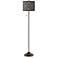 Rhythm Giclee Glow Bronze Club Floor Lamp