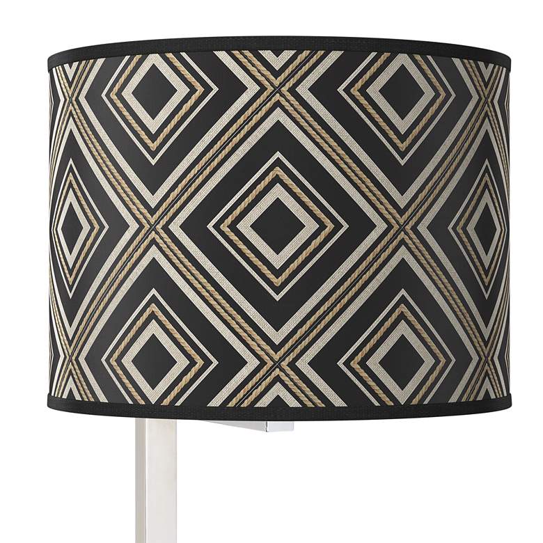 Image 2 Rhythm Glass Inset Table Lamp more views