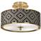 Rhythm Gold 14" Wide Ceiling Light