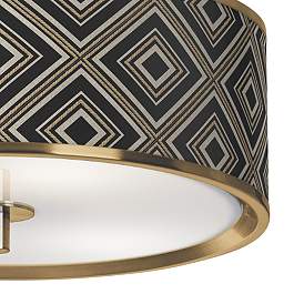 Image3 of Rhythm Gold 14" Wide Ceiling Light more views
