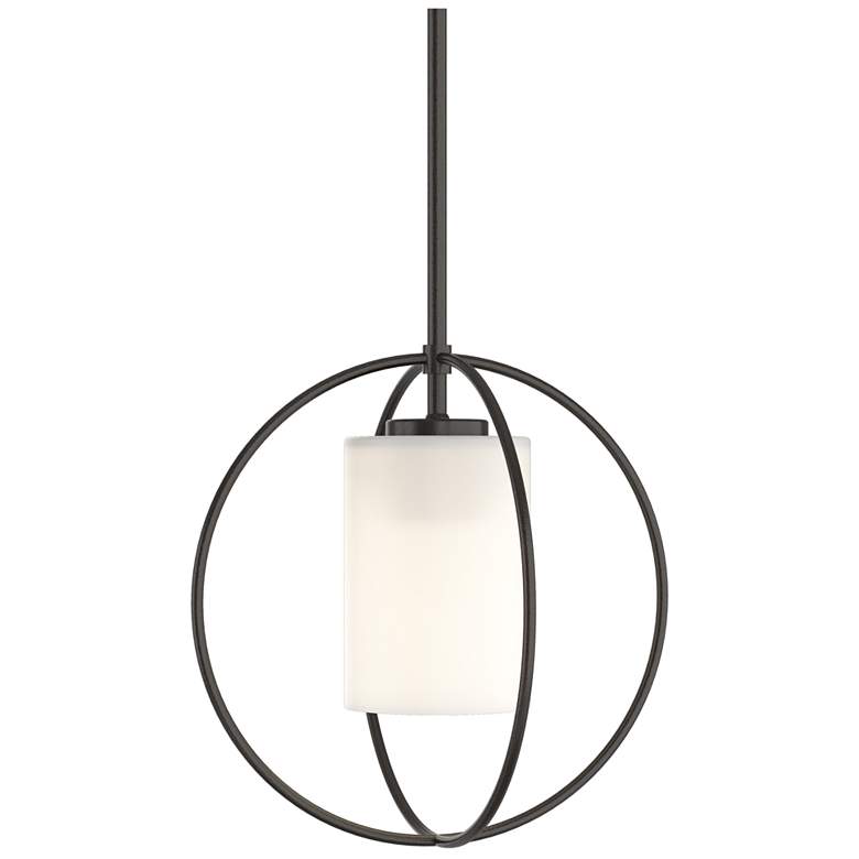 Image 1 Rhythm Mini Pendant - Oil Rubbed Bronze Finish - Opal Glass