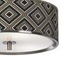 Thumbnail3 of Rhythm Nickel 14" Wide Ceiling Light more views