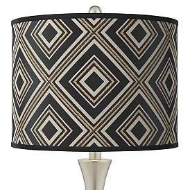 Image2 of Rhythm Trish Brushed Nickel Touch Table Lamps Set of 2 more views