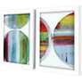 2_Rhythmic Circles I 23"W x 29"H Framed Art Set of 2 more views