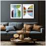 4_Rhythmic Circles I 23"W x 29"H Framed Art Set of 2 more views