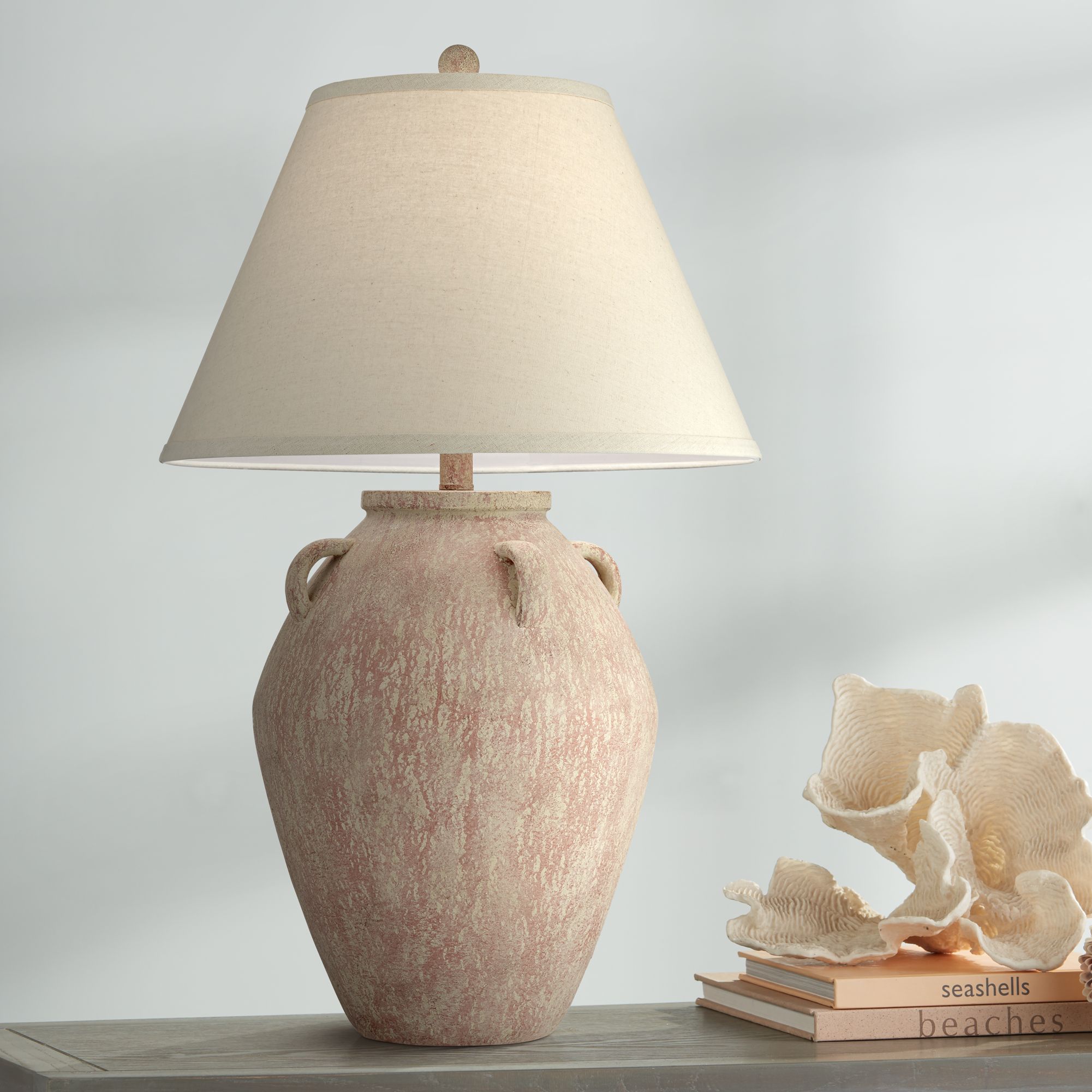 terracotta lamp