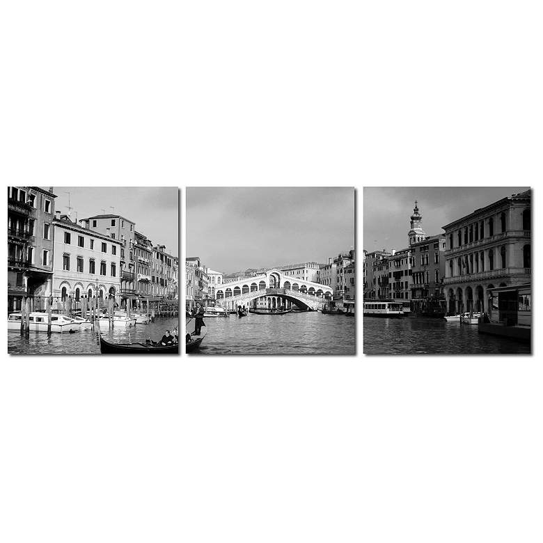 Image 1 Rialto Bridge Print Triptych Wall Art